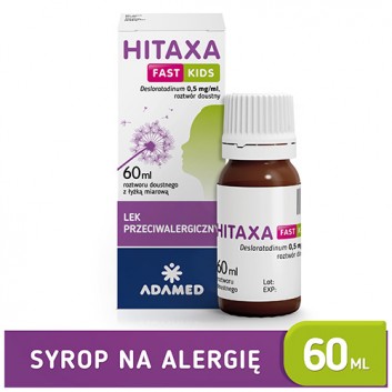 Hitaxa Fast Kids 0,5 mg/ml roztwór doustny 60 ml