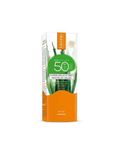 Lirene, Emulsja do twarzy ochronna SPF 50, 50 ml zdjęcie