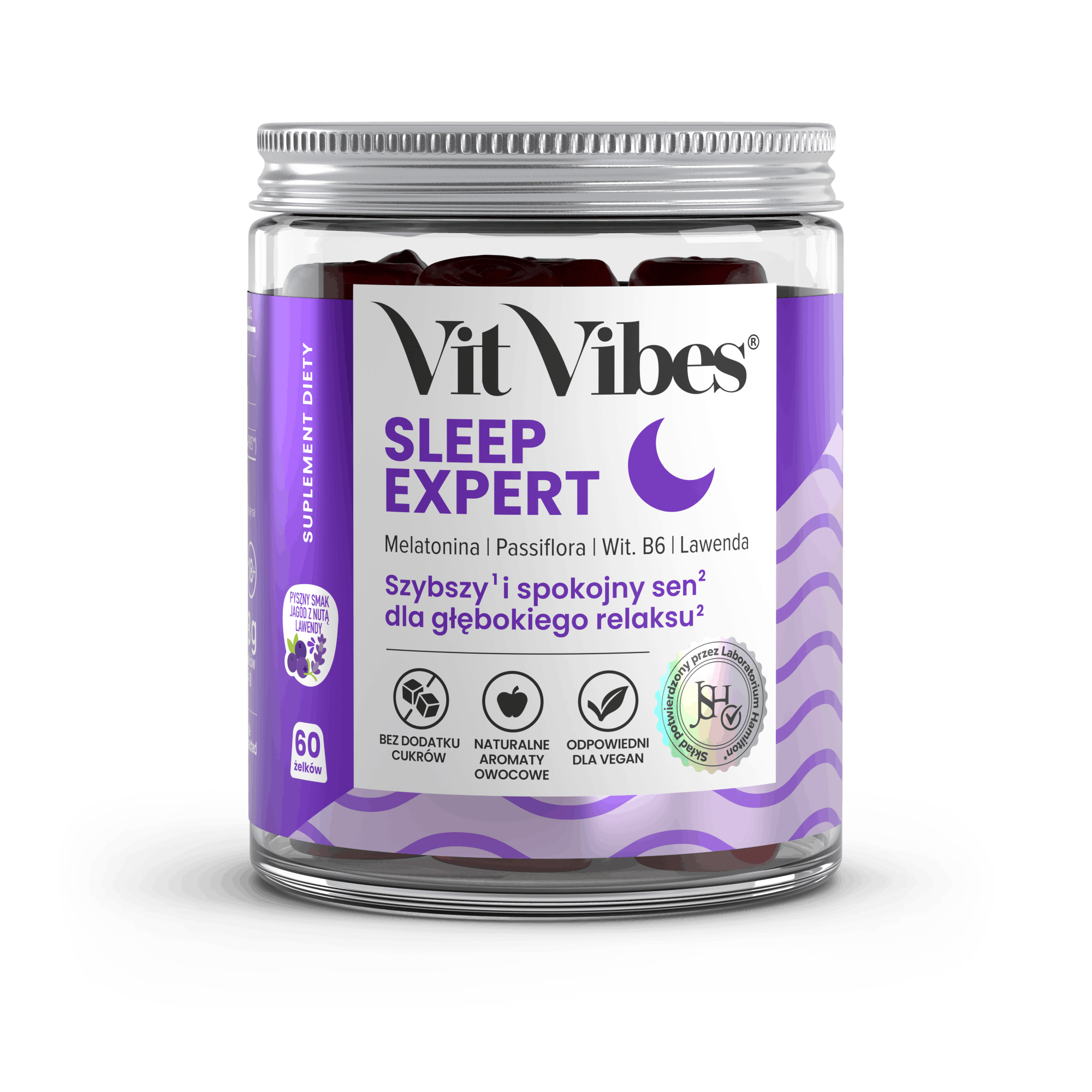 Vit Vibes Sleep Expert, żelki, 60 sztuk zdjęcie
