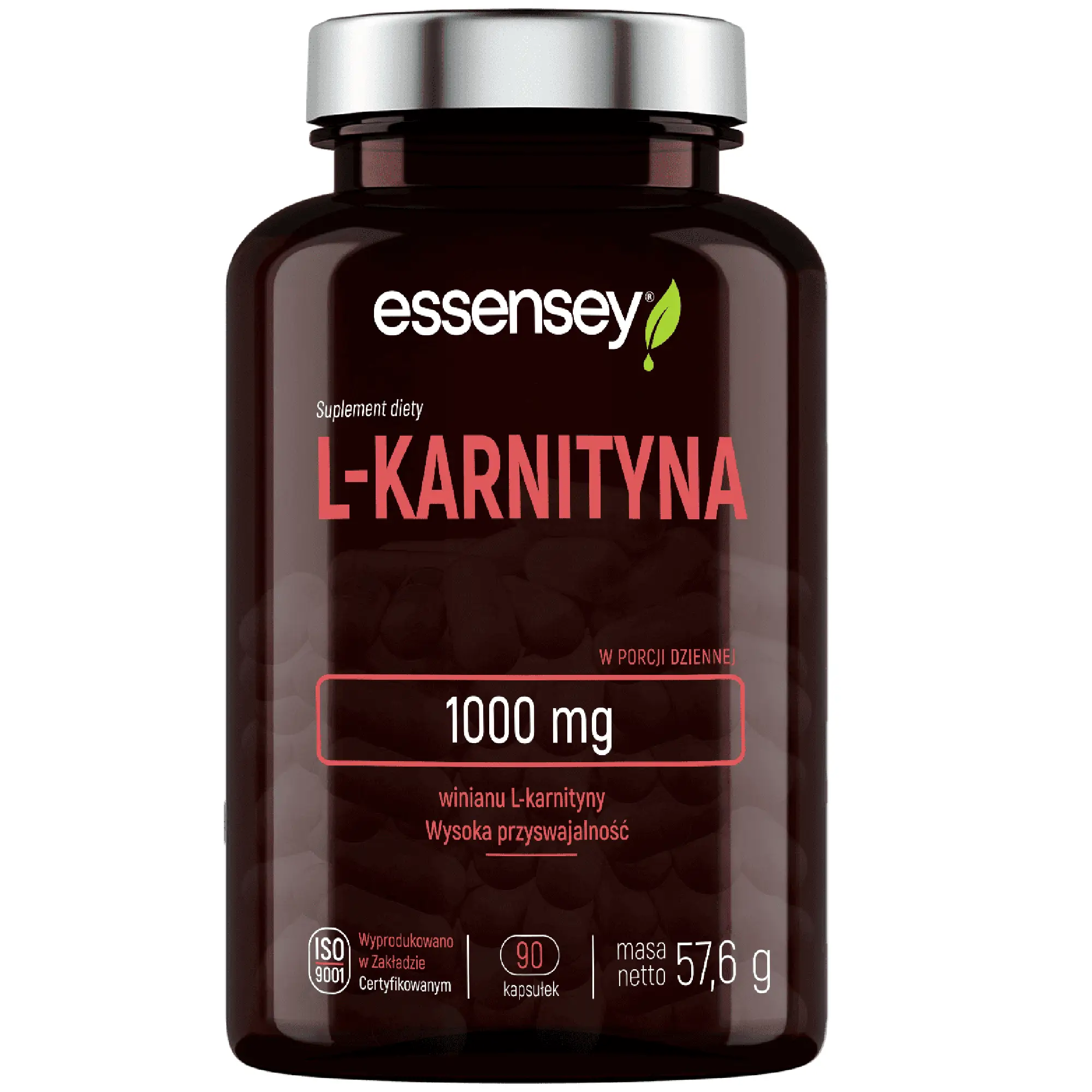 Essensey, L-Karnityna, kapsułki, 90 sztuk zdjęcie