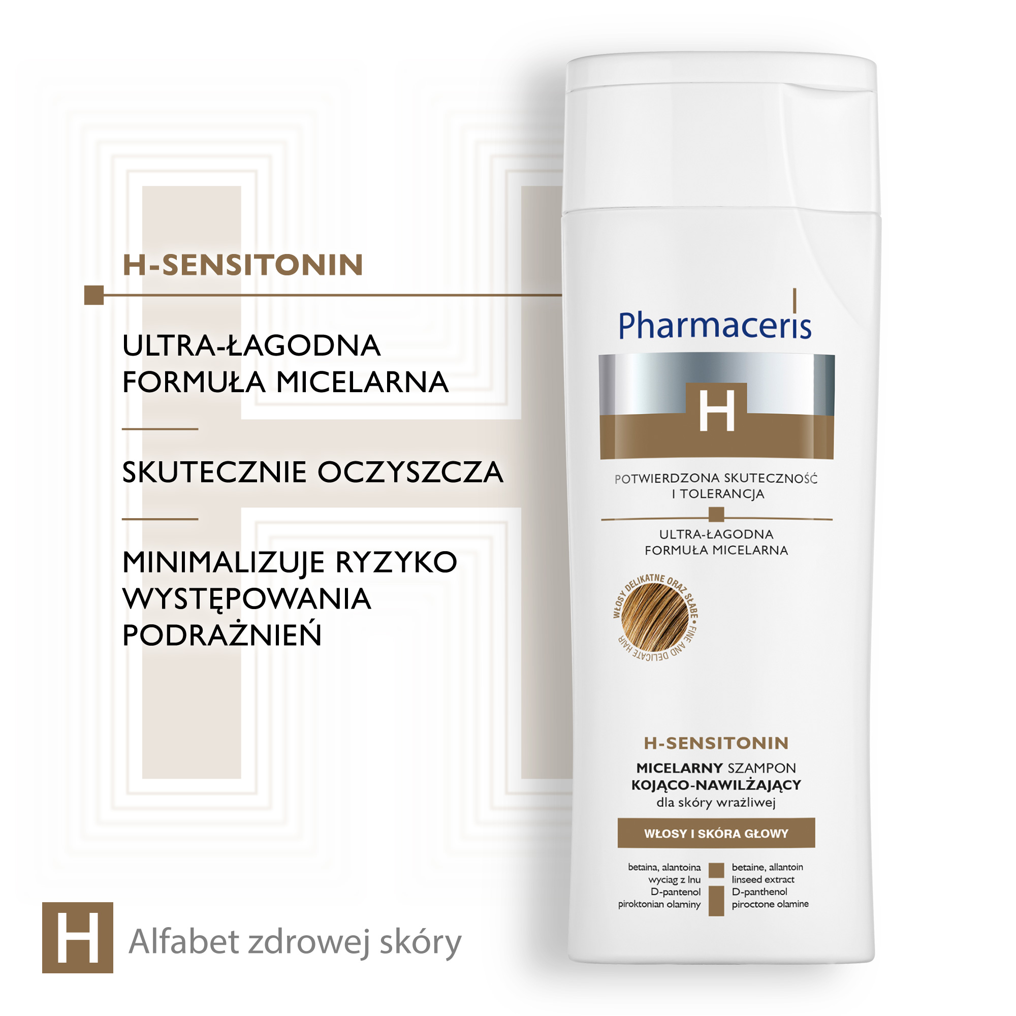 Pharmaceris H Sensitonin szampon kojący do skóry wrażliwej 250 ml