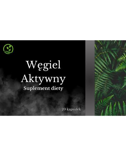 Węgiel aktywny, 20 kapsułek zdjęcie