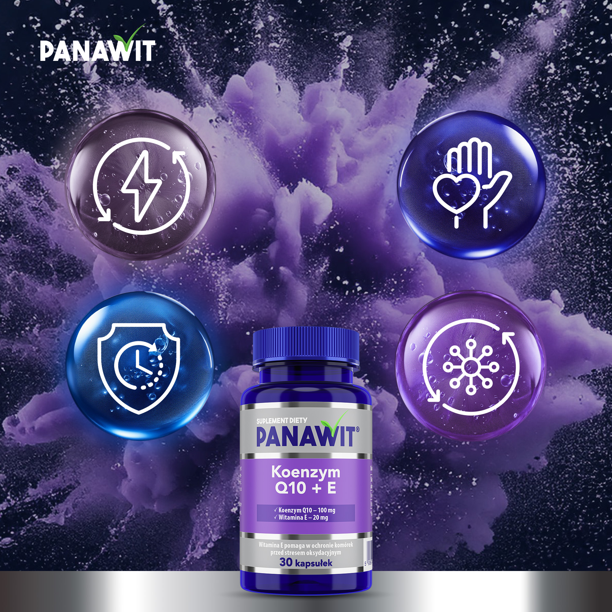 Panawit Koenzym Q10+E 30 kapsułek