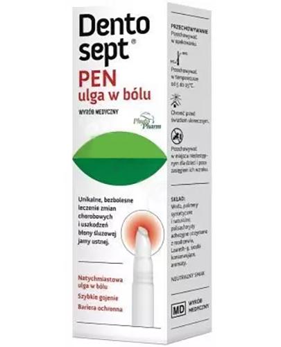 Dentosept Pen Ulga w bólu - 3,3 ml - cena, opinie, właściwości zdjęcie