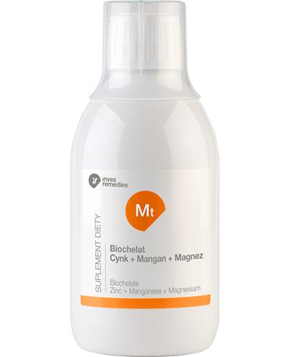 Invex Remedies Biochelat Cynk + Mangan + Magnez - 300 ml - cena, opinie, wskazania zdjęcie