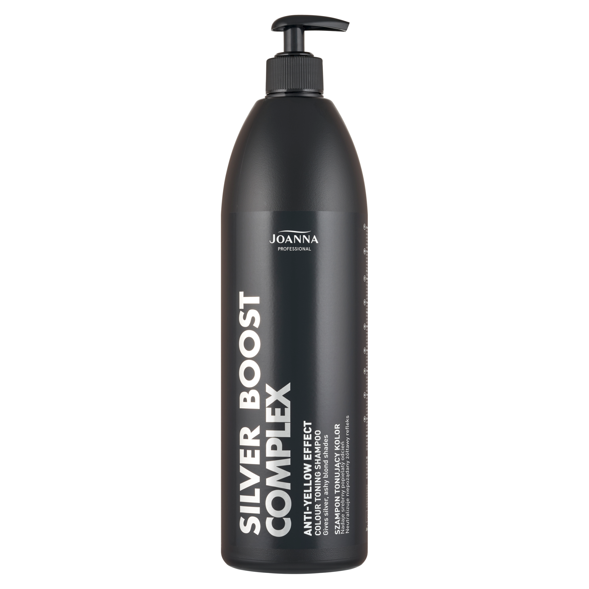 Joanna Professional Silver Boost Complex Szampon tonujący kolor srebrny, 1000 g zdjęcie