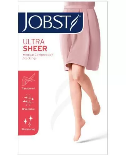 Jobst UltraSheer pończochy CCL1 naturalne rozmiar IV 1 para zdjęcie