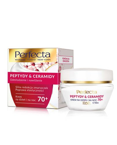 Perfecta Peptydy & Ceramidy Krem na dzień i na noc 70+ - 50 ml - cena, opinie, właściwości  zdjęcie