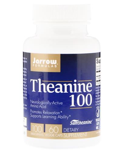 JARROW FORMULAS Theanine 100 - 60 kaps. Efektywniejsze uczenie się i koncentracja. zdjęcie