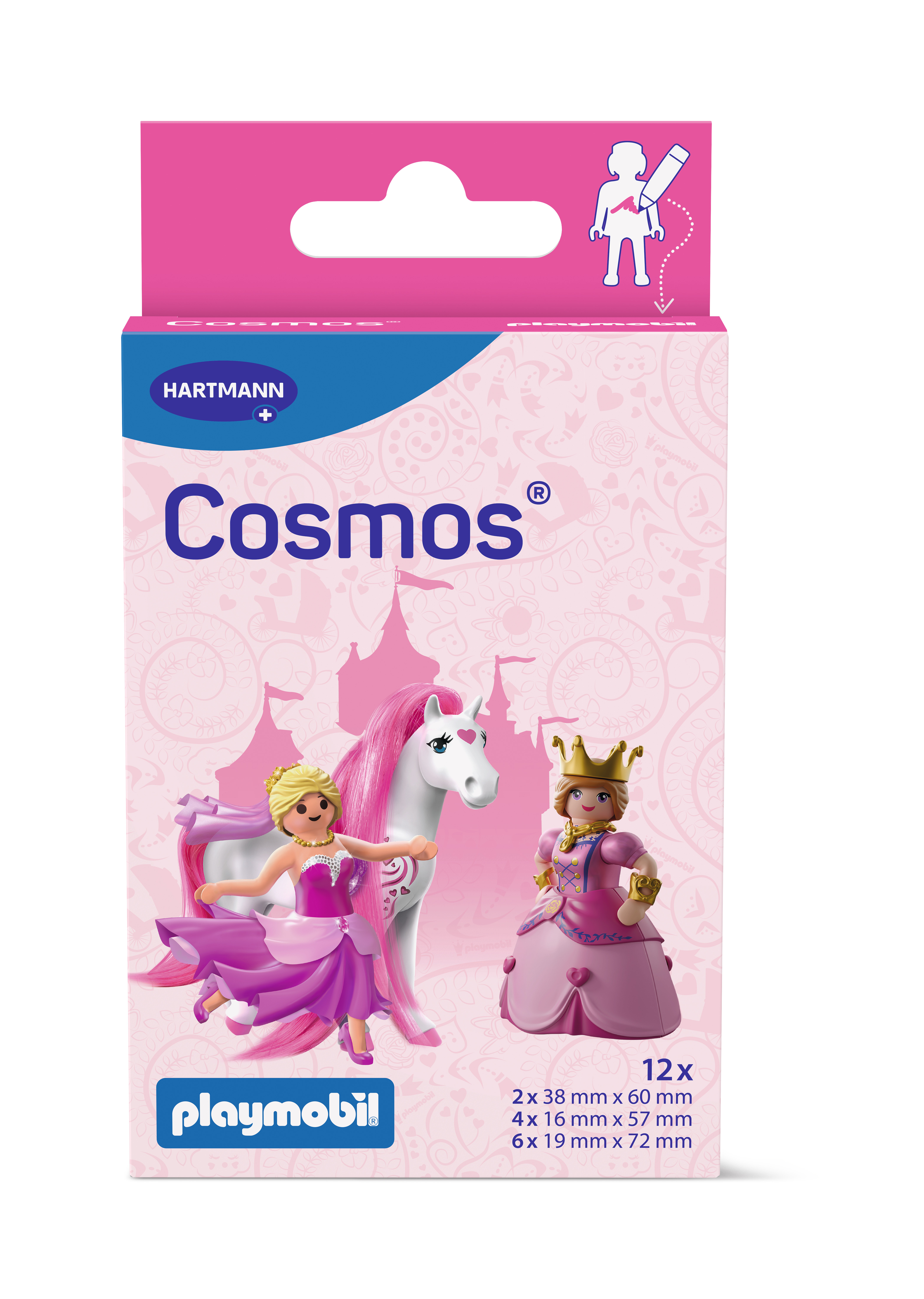 Cosmos Playmobil Princess, plastry, 12 sztuk zdjęcie