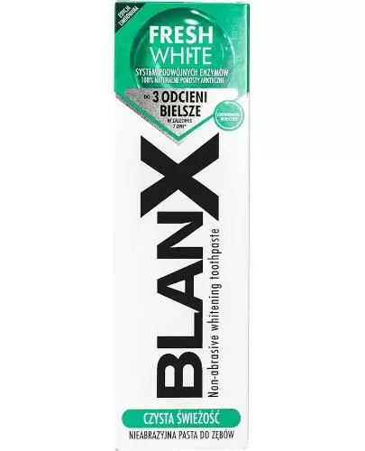 BlanX Fresh White nieabrazyjna pasta do zębów 75 ml zdjęcie