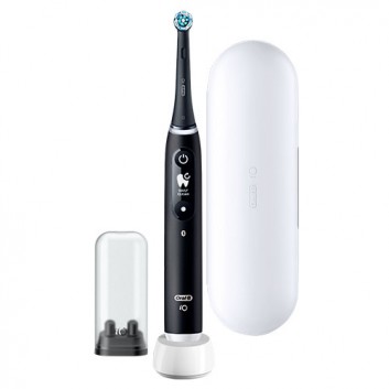 Oral-B iO Series 6 Black Lava Szczoteczka elektryczna z technologią magnetyczną iO, 1 sztuka