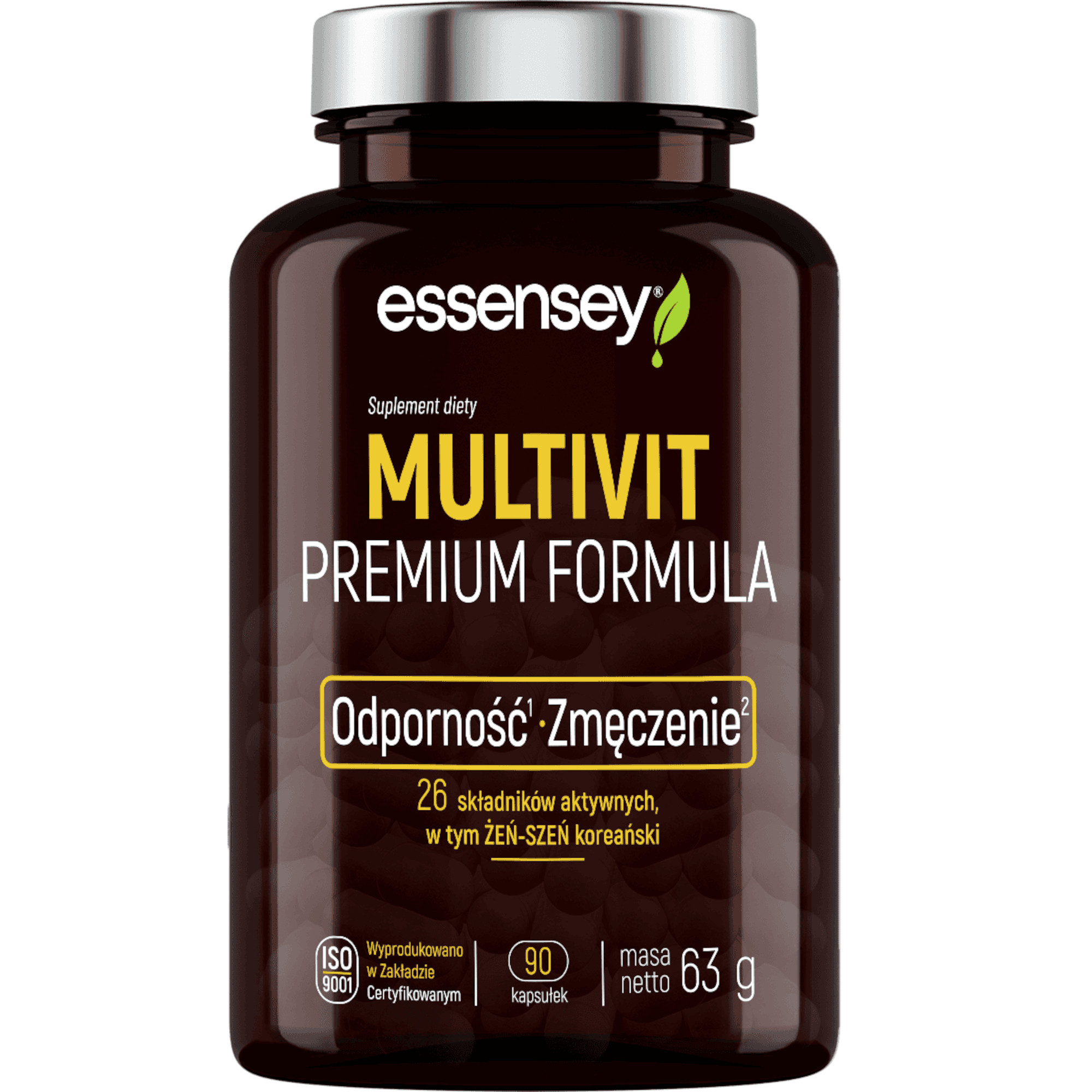 Essensey Multivit Premium Formula, kapsułki, 90 sztuk zdjęcie