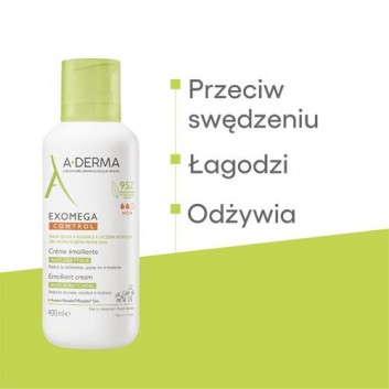 A-Derma Exomega Control krem emolient Rich+ przeciw drapaniu 400 ml