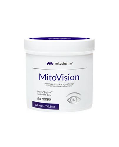 Mitopharma MitoVision - 120 kaps. - cena, opinie, dawkowanie zdjęcie