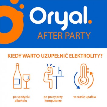 Oryal After Party smak pomarańczowy 18 tabletek musujących