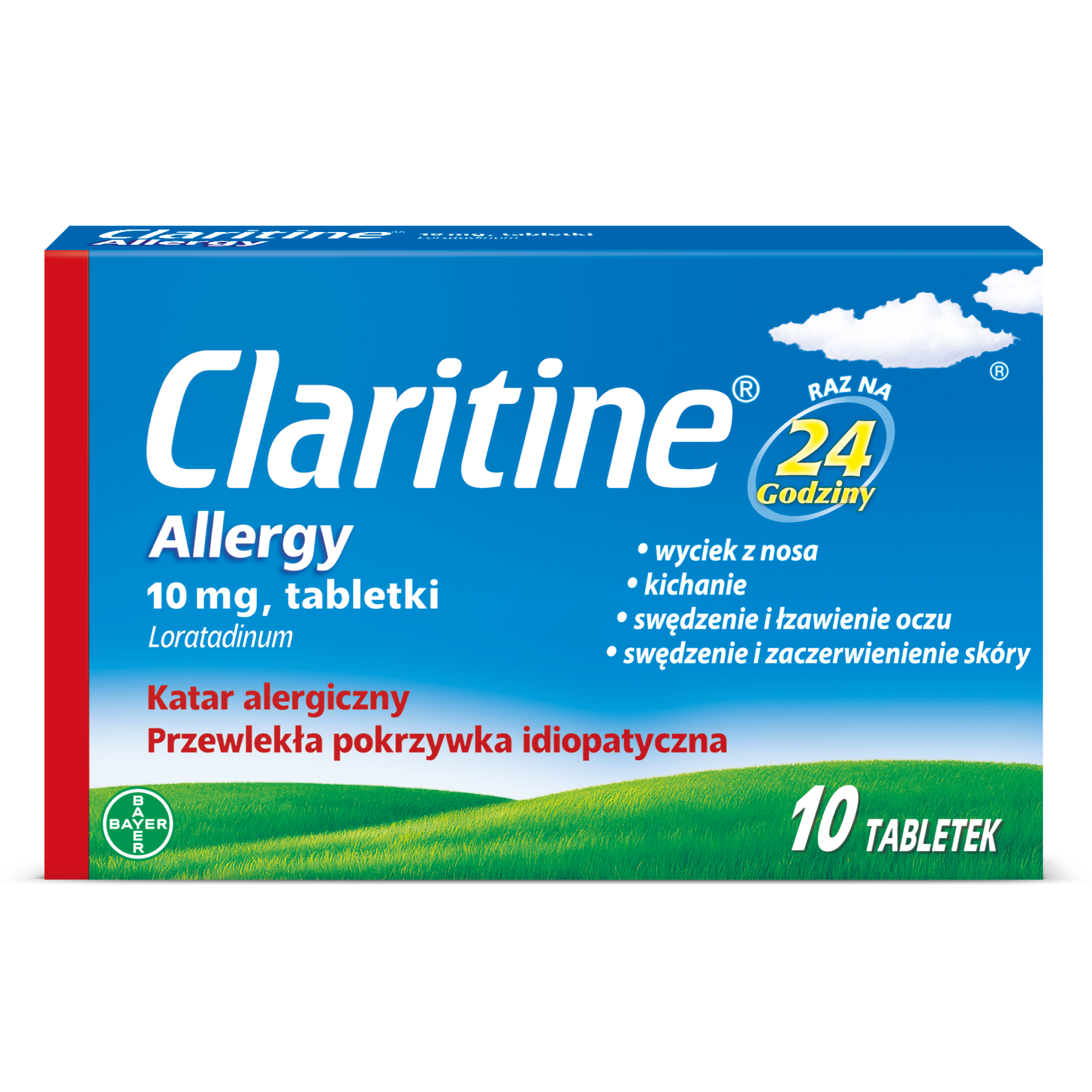 Claritine Allergy, 10 mg, 10 tabletek zdjęcie
