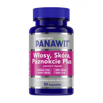 Panawit Włosy Skóra Paznokcie Plus 30 kapsułek