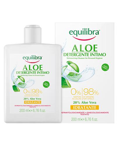 EQUILIBRA Aloesowy nawilżający żel do higieny intymnej, 200 ml, cena, wskazania, właściwości zdjęcie