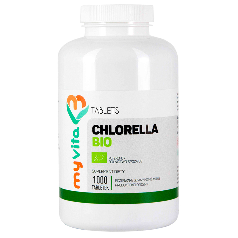 MyVita Chlorella BIO 1000 tabletek zdjęcie