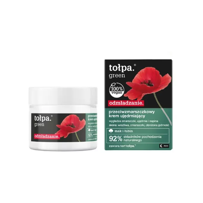 Tołpa Green odmładzanie przeciwzmarszczkowy krem ujędrniający na noc 50 ml zdjęcie