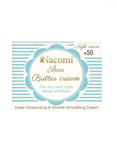NACOMI Krem z masłem shea 50+ na noc - 50 ml zdjęcie