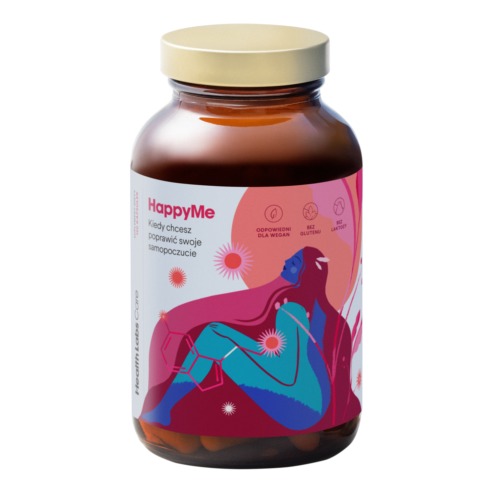 Health Labs Care, HappyMe, kapsułki, 120 sztuk zdjęcie