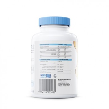 OSAVI Omega-3 Olej Rybi Molecularly Distilled, 1000 mg, 120 kapsułek