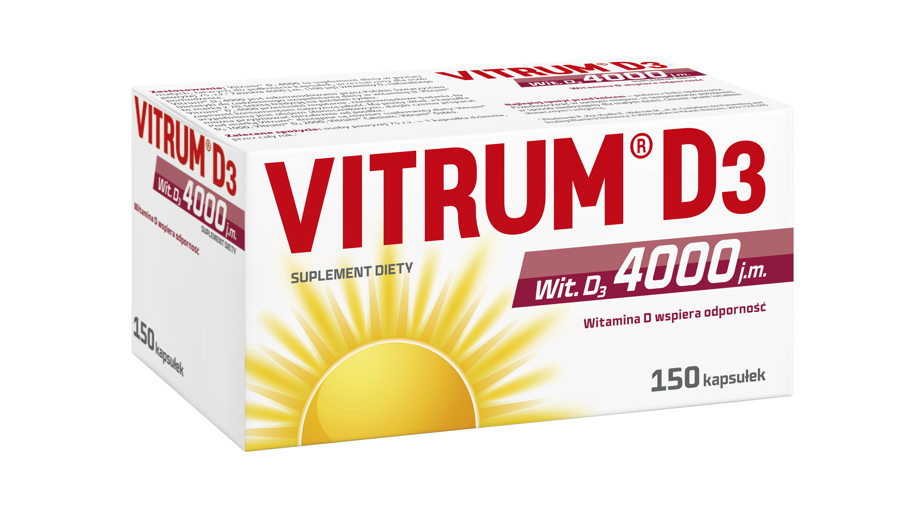 Vitrum D3 4000 j.m., 150 kapsułek zdjęcie