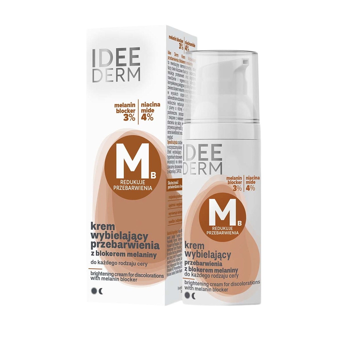 Idee Derm krem wybielający przebarwienia z blokerem melaniny 50 ml zdjęcie