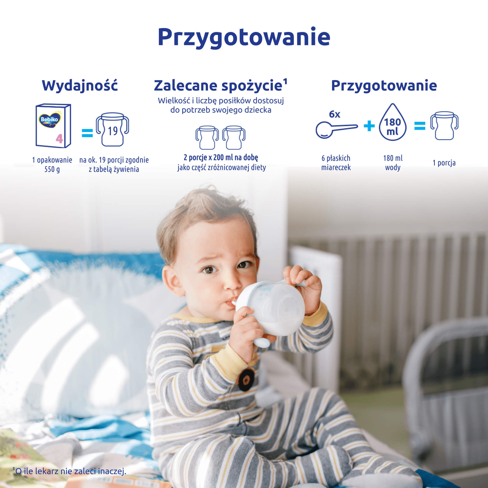 Bebiko Junior 4 Nutriflor Expert, odżywcza formuła na bazie mleka dla dzieci powyżej 2. roku życia, 550 g