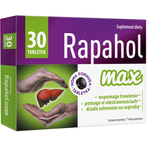 MBM Pharma Rapahol Max, 30 tabletek zdjęcie