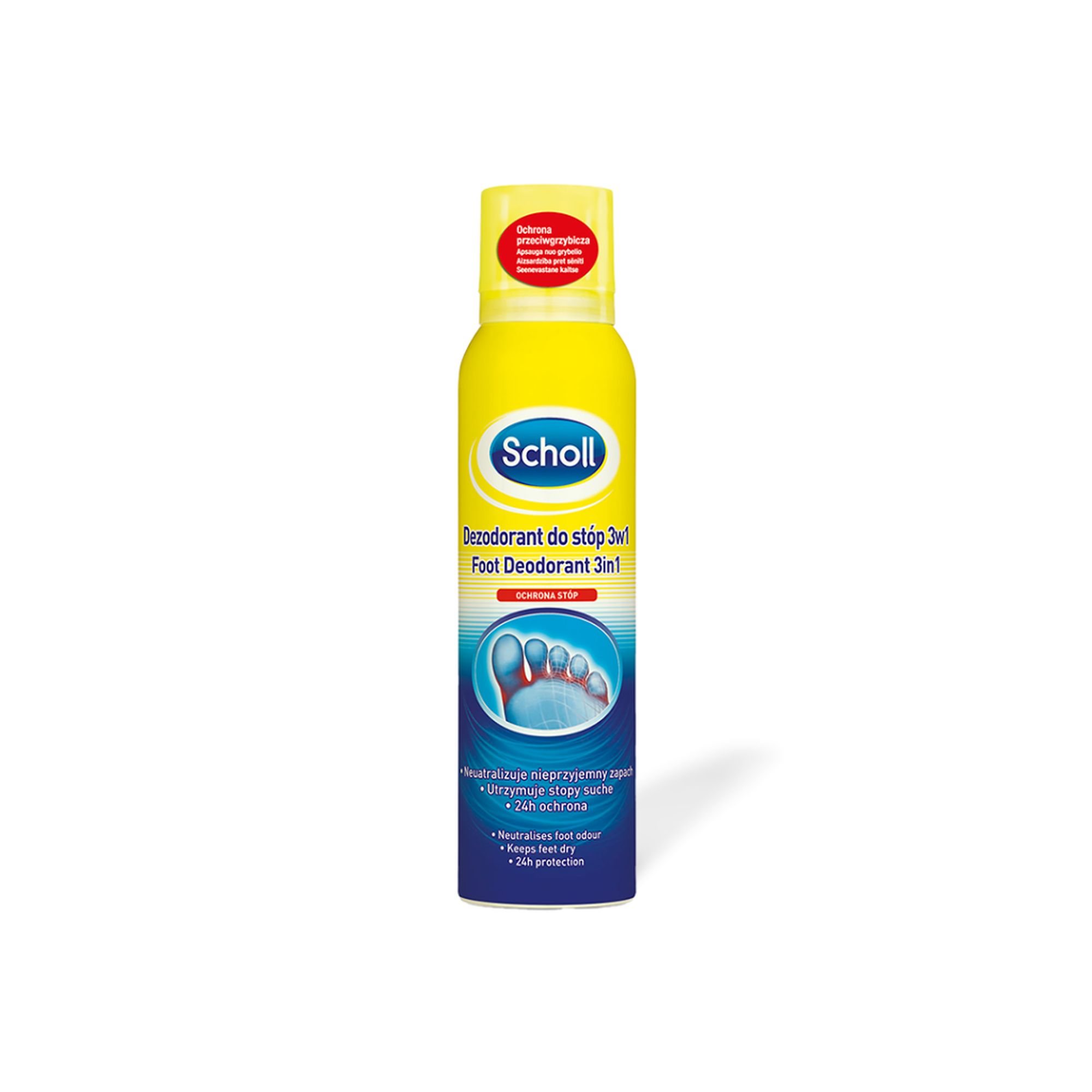 Scholl dezodorant do stóp 3w1, 150 ml zdjęcie