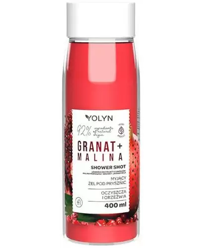 Yolyn myjący żel pod prysznic granat + malina 400 ml zdjęcie