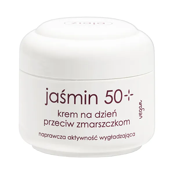 Ziaja Jaśmin 50+ krem przeciw zmarszczkom na dzień SPF 6 ochrona niska 50 ml