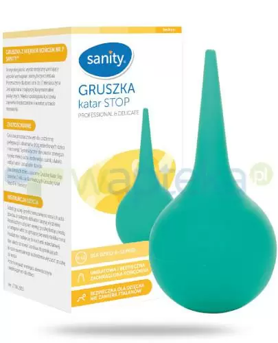 Sanity Katar Stop gruszka nr 7 z miękkim końcem 6-17m 1 sztuka zdjęcie