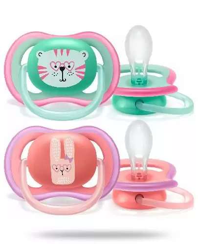 Avent Philips Ultra Air ortodontyczny smoczek uspokajający 18+ 2 sztuki [SCF349/15] zdjęcie