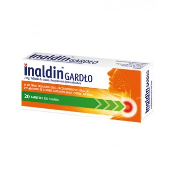 Inaldin Gardło 3 mg 20 tabletek do ssania