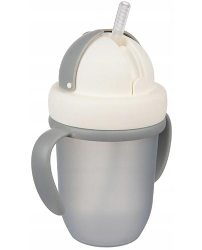 Canpol Babies Kubek ze składaną rurką silikonową 9m+ kolor szary 56/522 - 210 ml zdjęcie