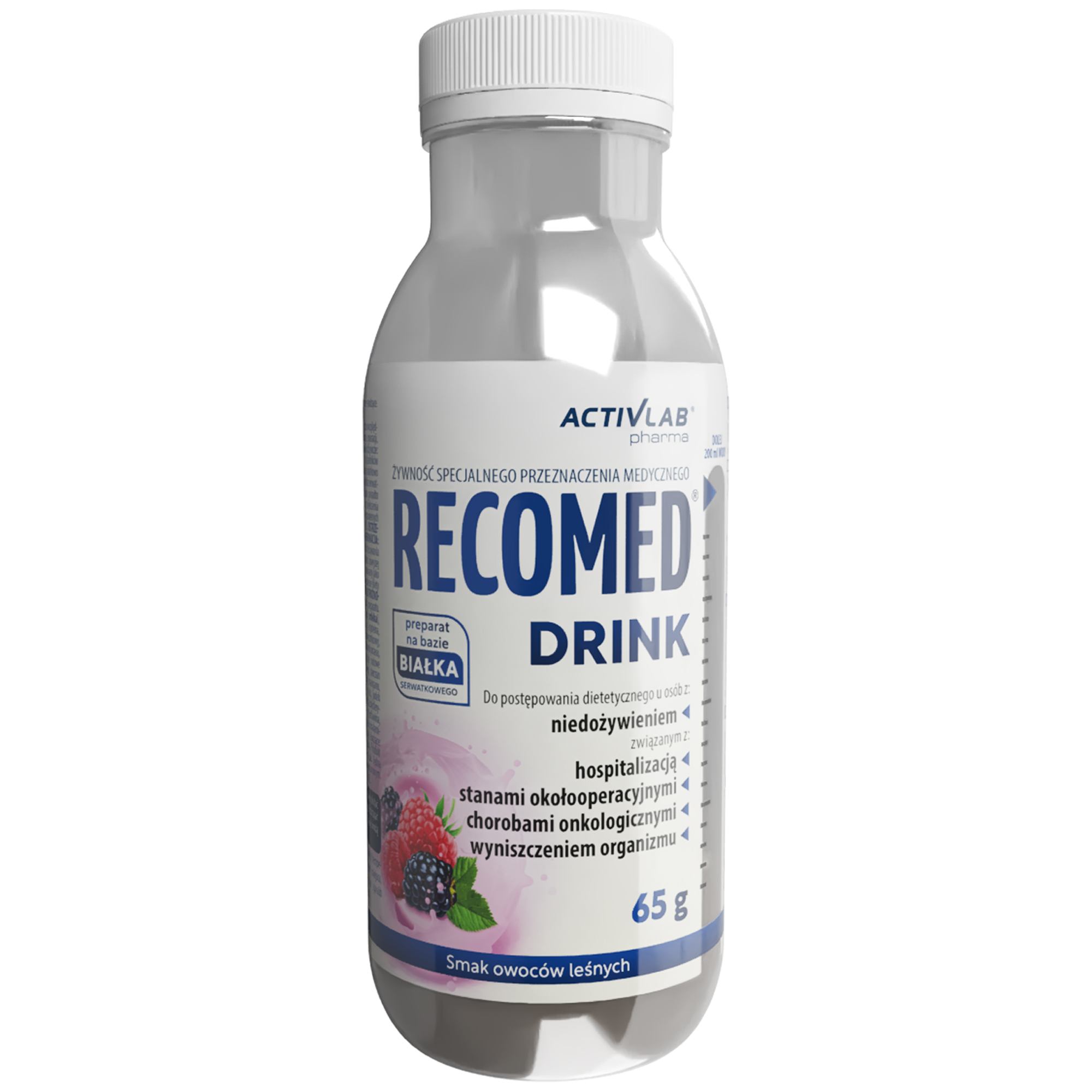 RecoMed Drink owoce leśne, butelka, 65 g