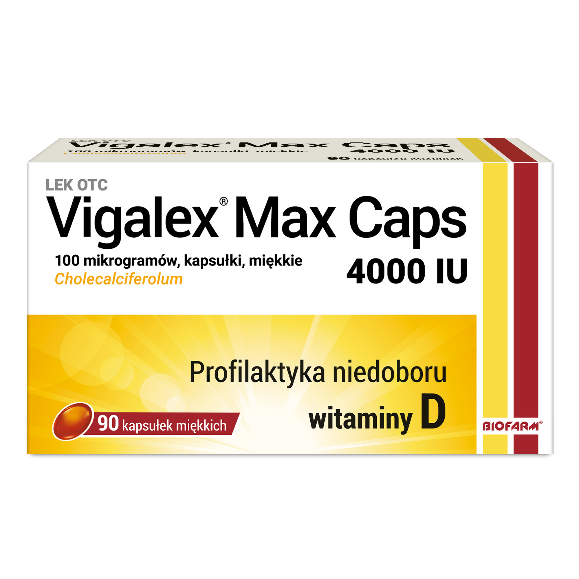 Vigalex Max Caps 4000 IU, 90 kapsułek zdjęcie