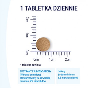 Naturell Ashwagandha 140mg 60 tabletek