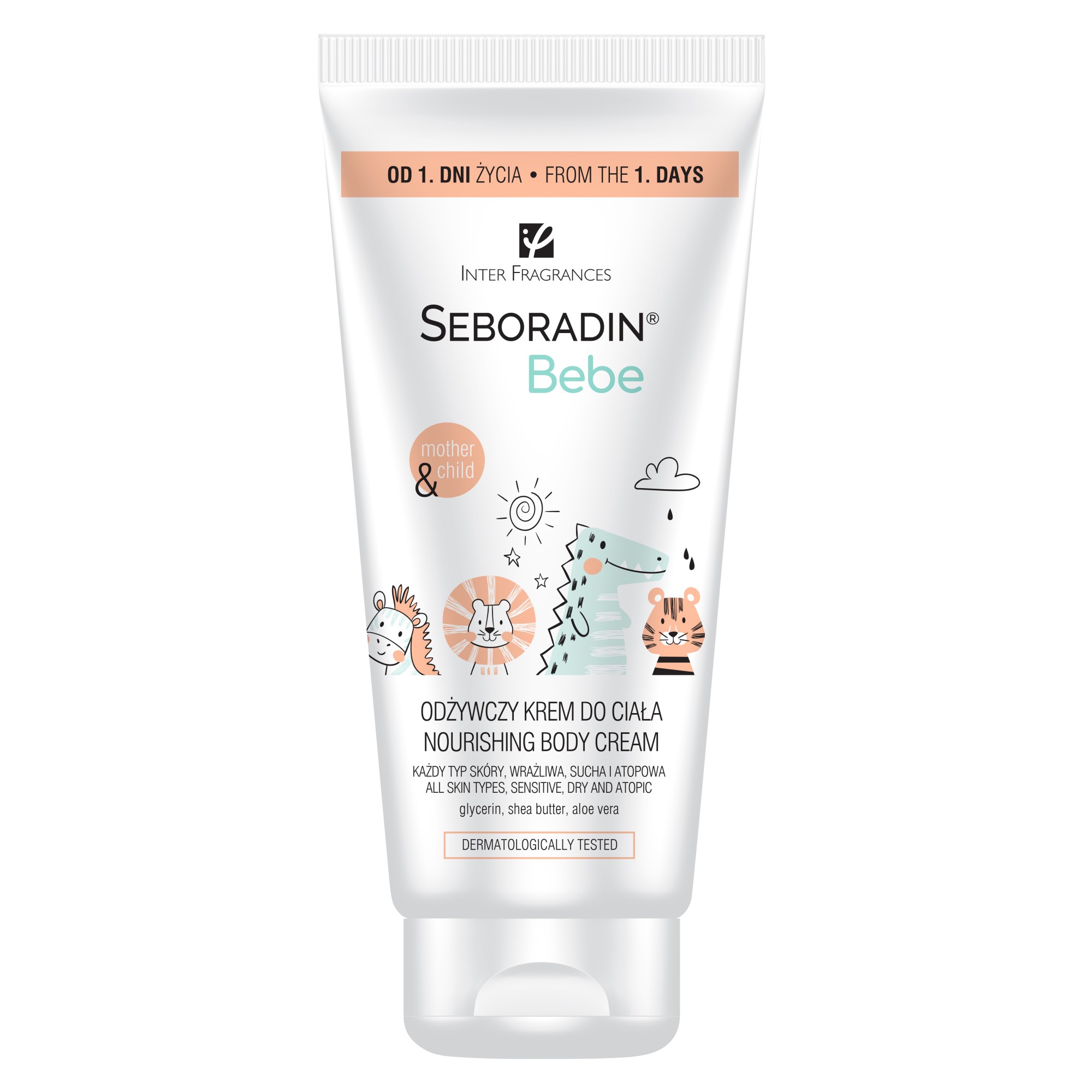 Seboradin Bebe odżywczy krem do ciała 200 ml zdjęcie