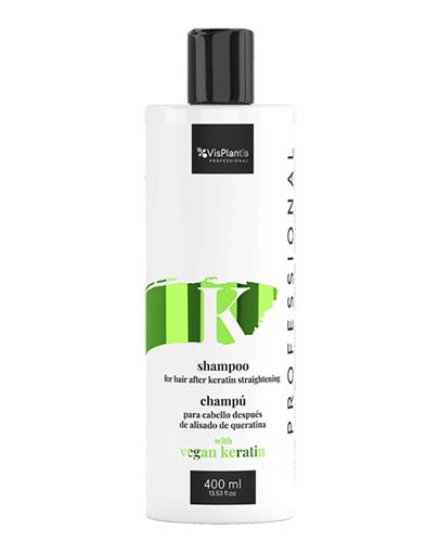 Vis Plantis Professional K szampon do włosów po keratynowym prostowaniu z wegańską keratyną 400 ml zdjęcie