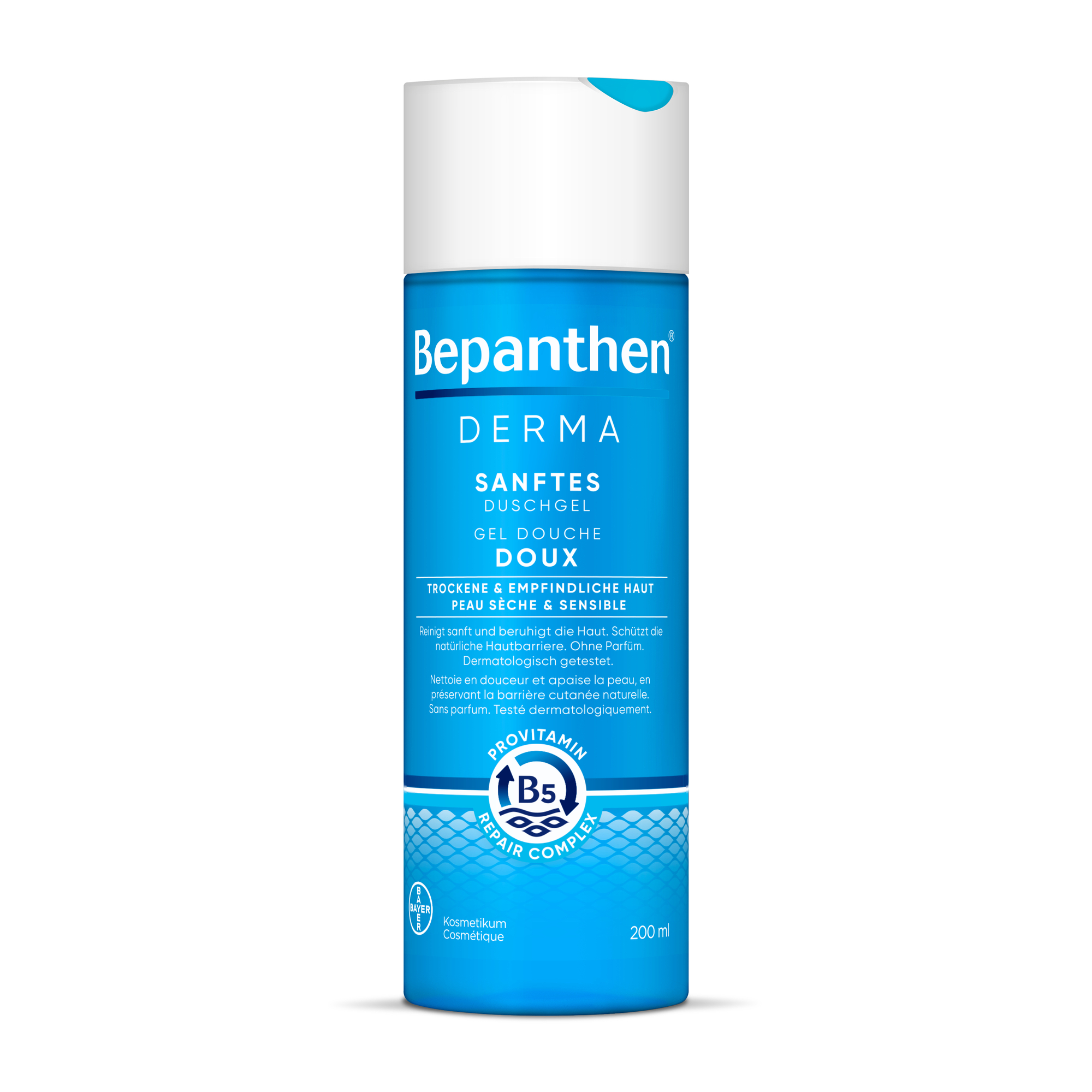 Bepanthen Derma Żel do mycia ciała do suchej i wrażliwej skóry, 200 ml zdjęcie