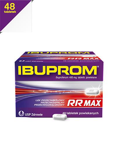 Ibuprom RR Max (Ibuprom RR), 400 mg, tabletki powlekane, 48 sztuk zdjęcie