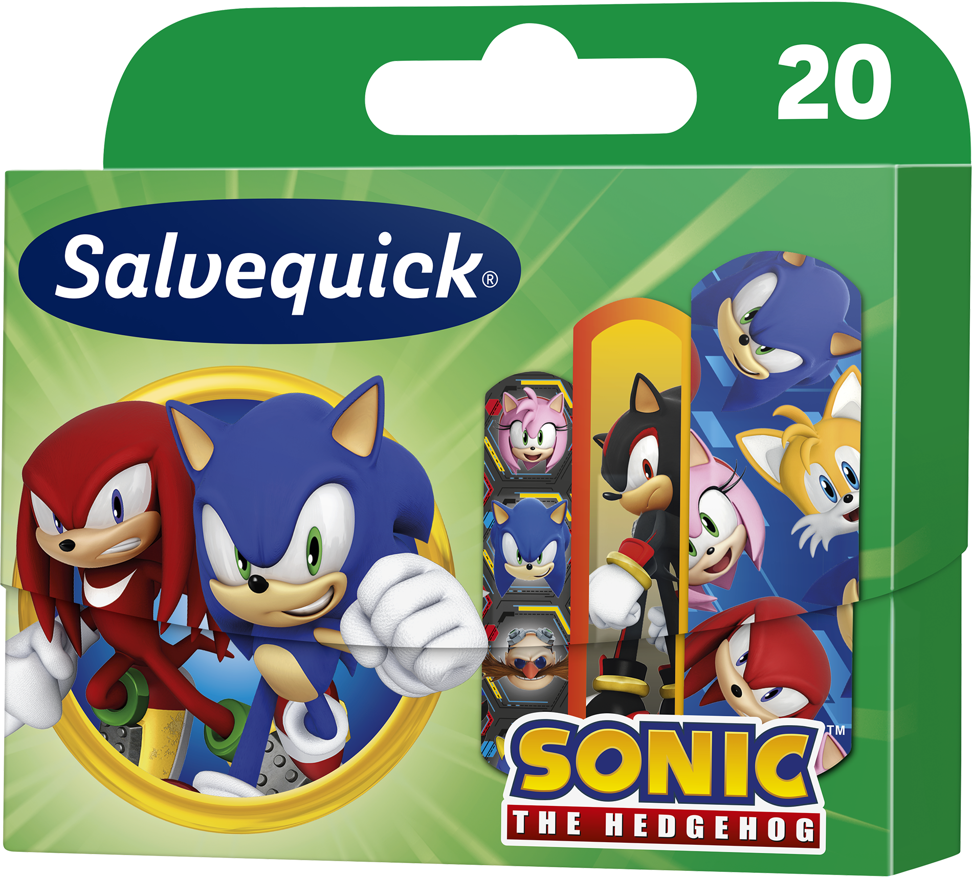 Salvequick Kids Sonic, plastry, 20 sztuk
