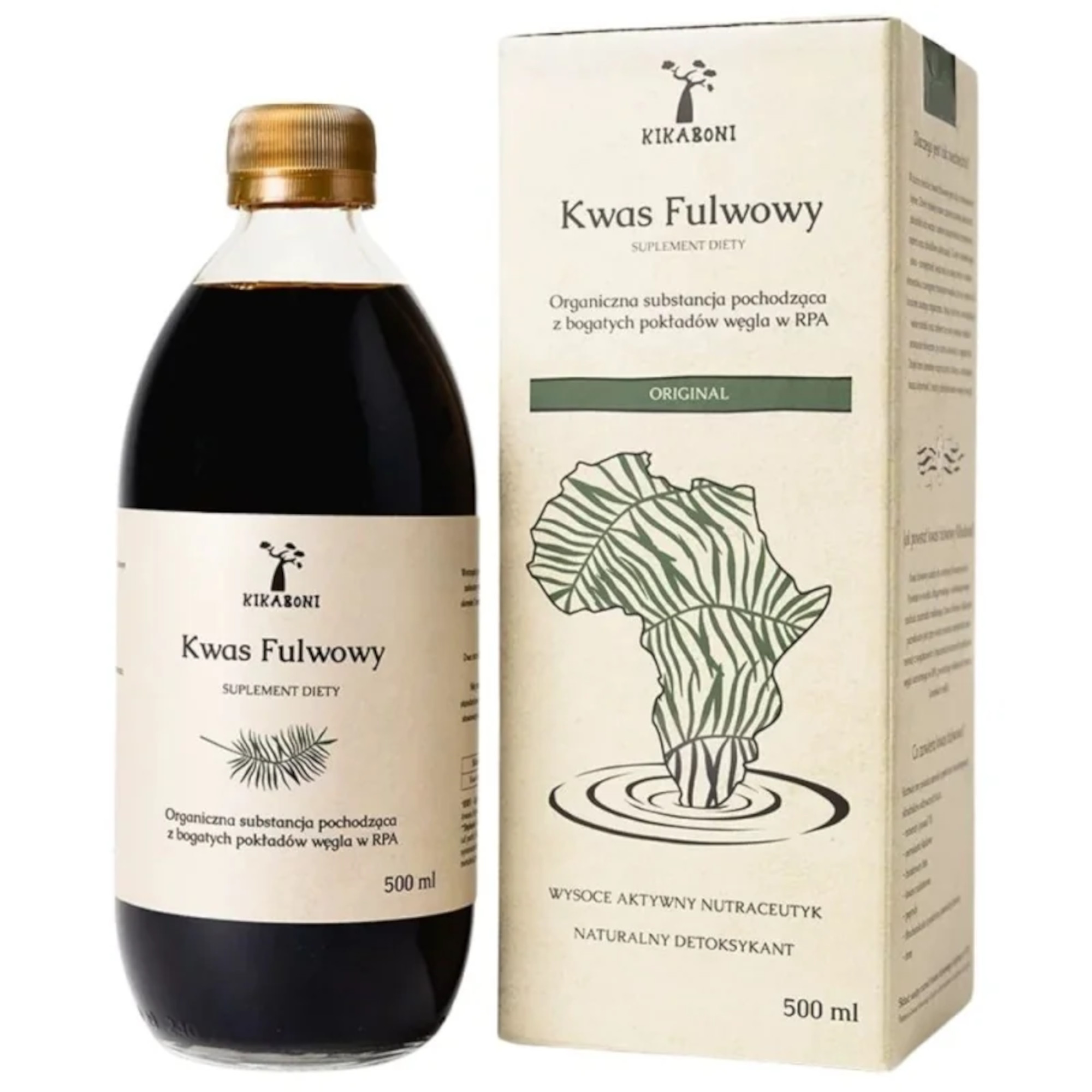 Kikaboni Kwas Fulwowy, płyn, 500 ml zdjęcie