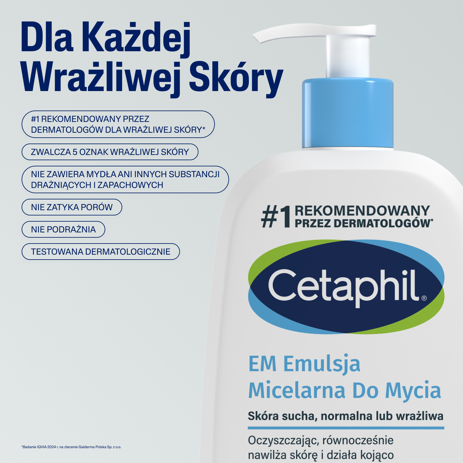 Cetaphil EM Emulsja micelarna do mycia, 473 ml