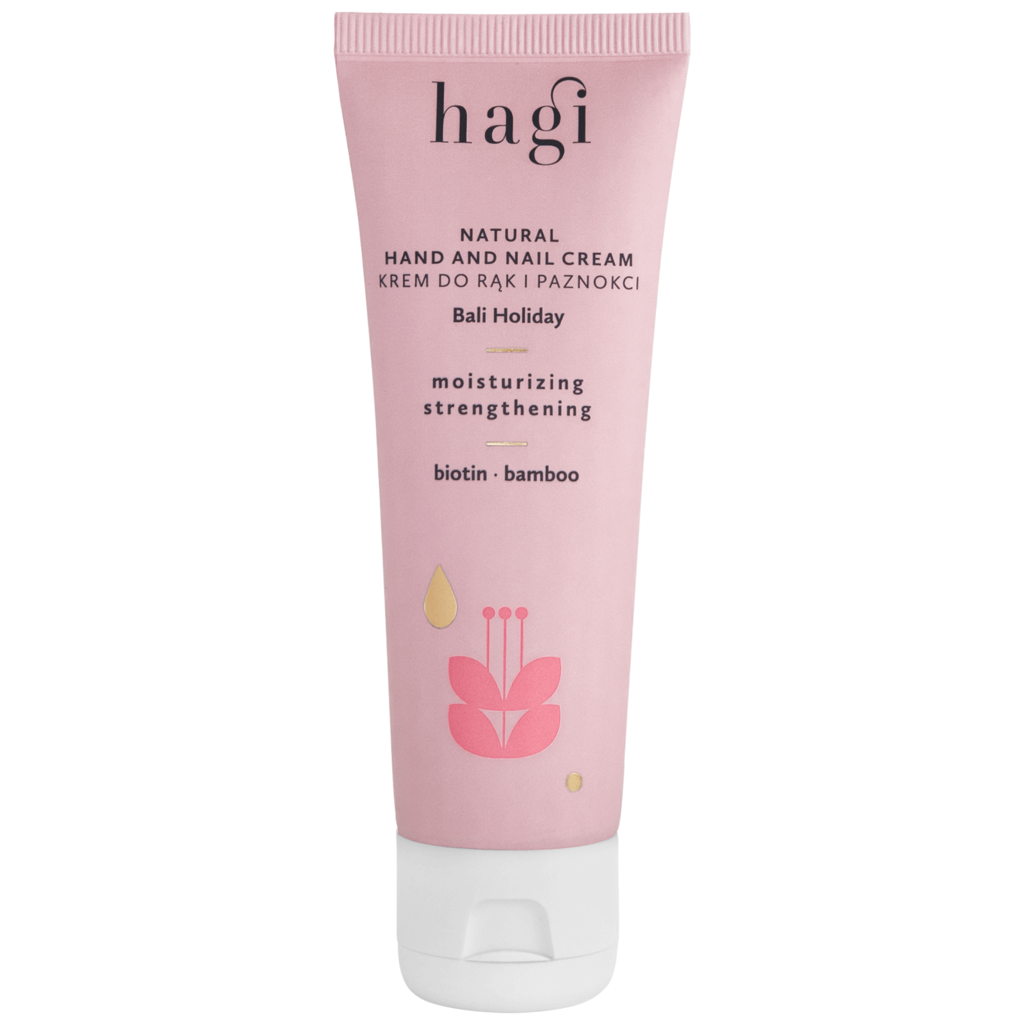 Hagi Krem do rąk i paznokci nawilżająco-wzmacniający Wakacje Na Bali, 50 ml zdjęcie